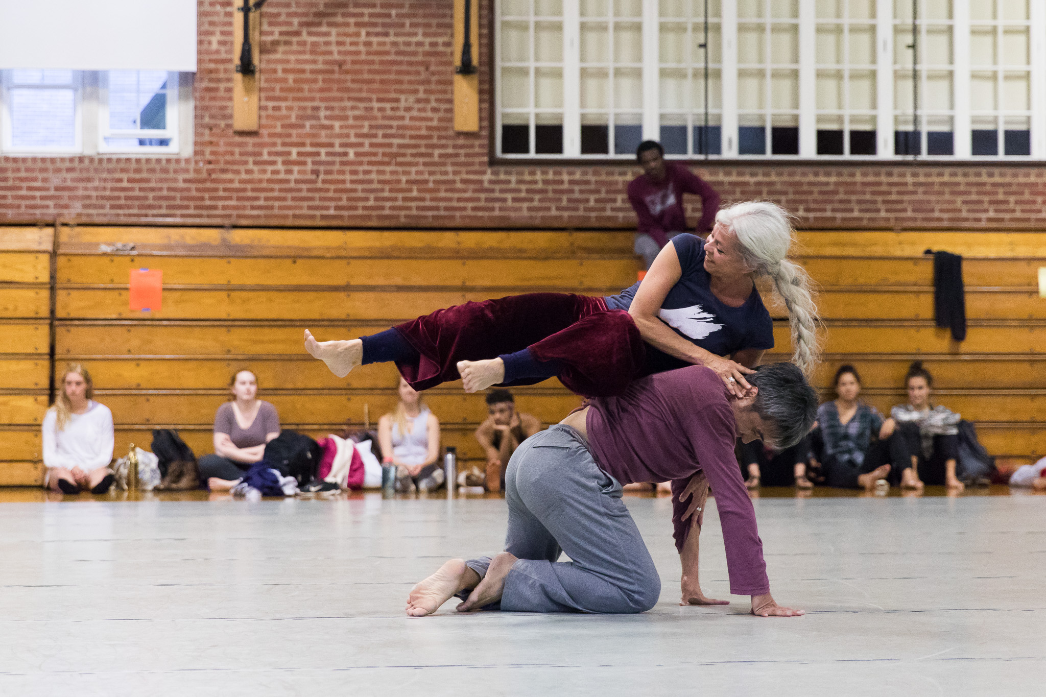 Nancy Stark Smith and Yeong Wen Lee performing at Bates Dance Festival, Lewiston, Maine, July 2017.
photo � Jonathan Hsu